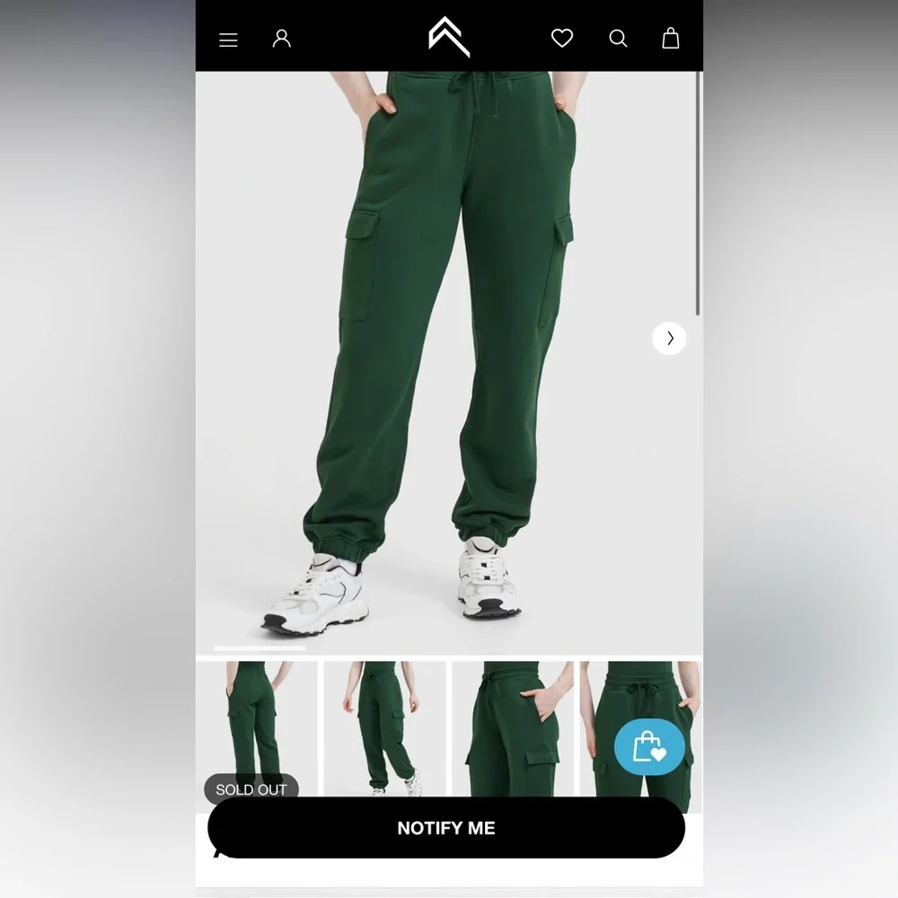 Oner active all day cargo jogger - pine green - Picture 3 of 3